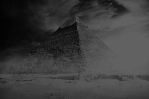 RFP responses, pyramid, clouds, Egypt, storm
